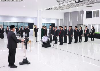 Lantik 130 Pejabat, Menteri ATR/Kepala BPN: Berikan Manfaat dan Pelayanan yang Adil bagi Masyarakat