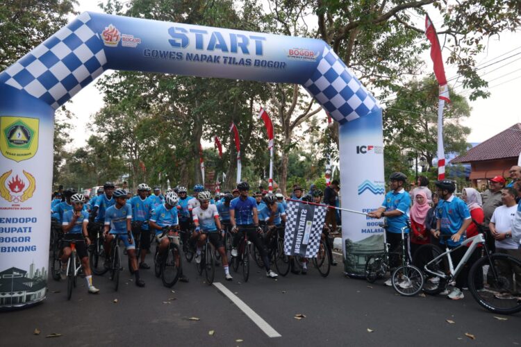 Ratusan Goweser Napak Tilas Sejarah Bogor, Tempuh 64 Kilometer Sambut HJB ke-544