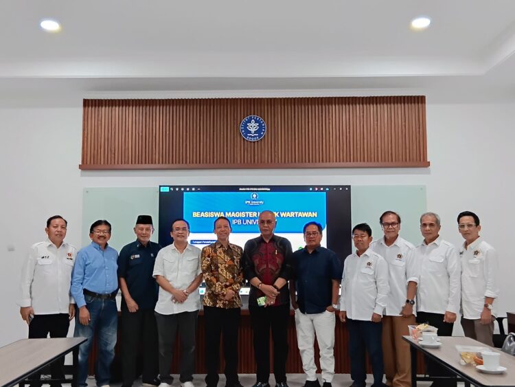 Akhmad Munir Pimpin Delegasi PWI, IPB Siap Dukung Program Beasiswa Wartawan