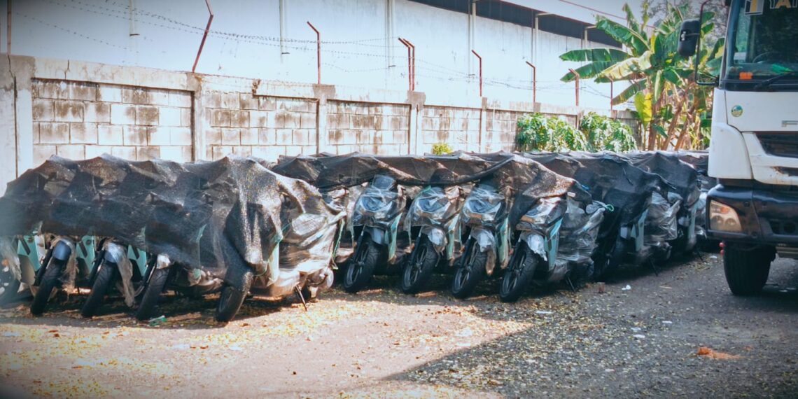 Ribuan Motor Kejahatan Program MBG Parkir di Bogor