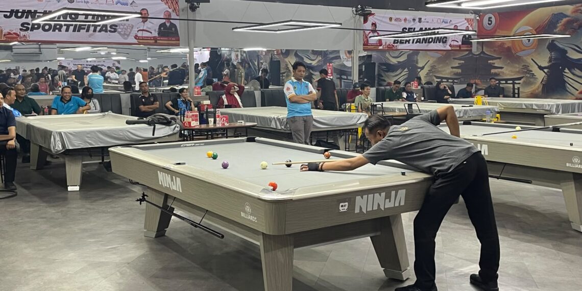 Ratusan ASN Adu Strategi di Turnamen Biliar Antar SKPD, Meriahkan HJB ke-544 Kabupaten Bogor