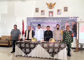 ‎Tangkal Hoaks, PWI Kabupaten Bogor Safari Jurnalis ke-V di Kemang ‎