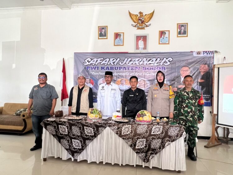 ‎Tangkal Hoaks, PWI Kabupaten Bogor Safari Jurnalis ke-V di Kemang ‎