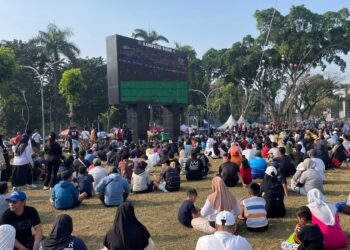 ‎Nobar Piala Dunia 2026 di Alun-alun Tegar Beriman Diserbu Warga, Argentina Menang 3-1 atas Swiss
