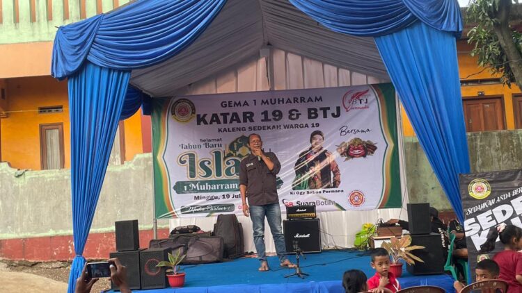 Katar 19 Tlajung Udik Santuni Puluhan Yatim, Ketua BTJ: Jangan Biarkan Anak Putus Sekolah karena Ekonomi