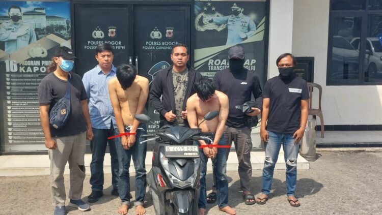 Polsek Gunung Putri Bongkar Jaringan Curanmor di Wanaherang, Residivis dan Penadah Ditangkap