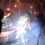 Lahan Bambu Terbakar di Cileungsi Bogor, Api Nyaris Merambat ke Bangunan Gereja