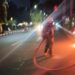 Motor Terbakar di Jalan Tegar Beriman, Damkar Berhasil Padamkan Api dalam 20 Menit