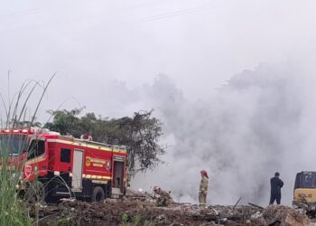 Bakaran Sampah Jadi Pemicu Terbakarnya Lahan di Perumahan Citra Indah City Park Jonggol