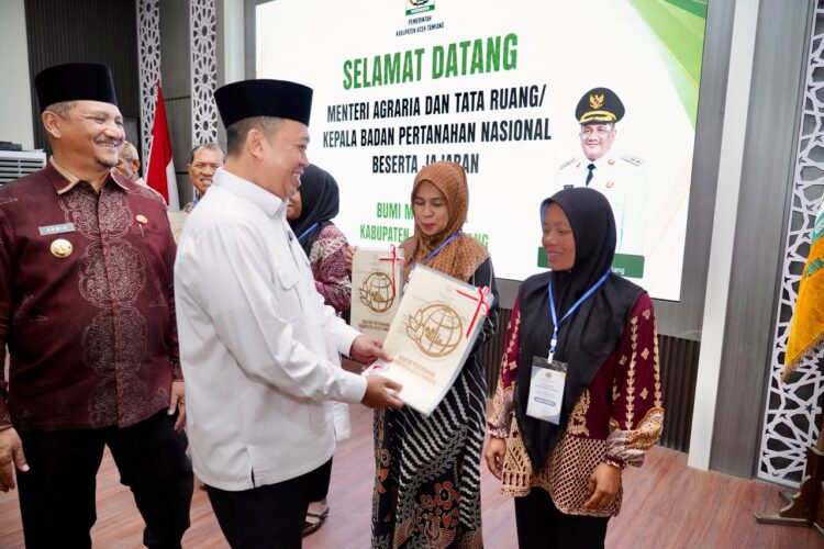 2.000 Sertipikat Perlu Dipulihkan Pascabencana di Aceh Tamiang, Menteri Nusron Targetkan Selesai pada Akhir Desember