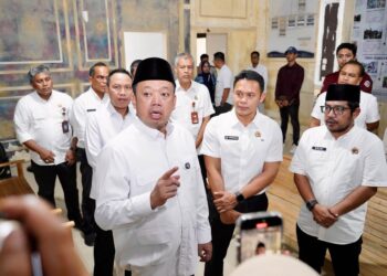 Menteri Nusron Tinjau Kantah Kabupaten Aceh Tamiang Pascabencana Hidrometeorologi Sumatera 2025
