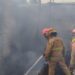 Diduga Korsleting Listrik, Rumah Panggung Bambu di Kemang Terbakar
