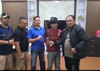 Polsek Citeureup Tangkap Remaja Pembawa Golok yang Viral di Media Sosial