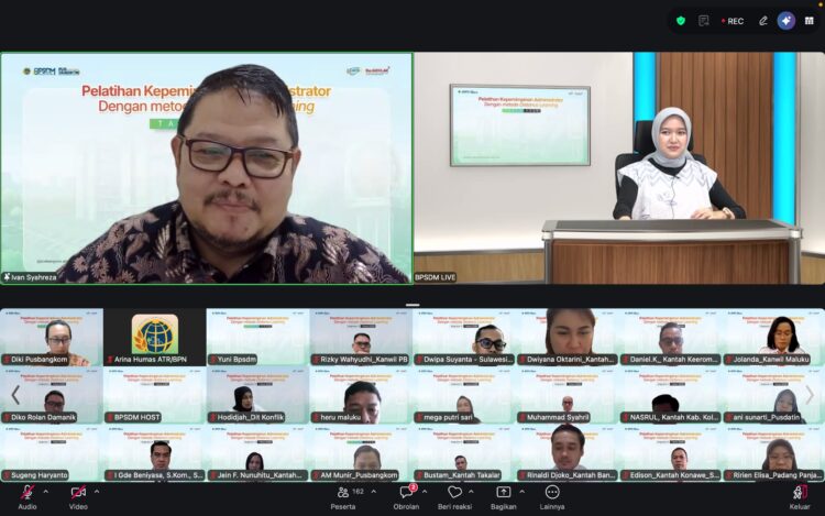 Buka Pelatihan Kepemimpinan Administrator, Sekjen ATR/BPN: Butuh Pejabat Penggerak Organisasi yang Hasilkan Kerja Berdampak bagi Masyarakat