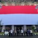 Pemkab Bogor Sambut HUT RI ke-81 Dengan Kibarkan Bendera Merah Putih Raksasa di Pakansari