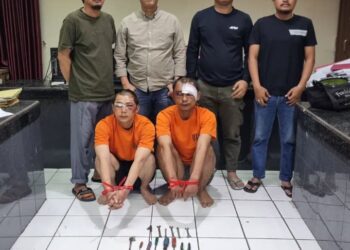 ‎Kepergok Marbot Saat Beraksi di Parkiran Masjid, 2 Pelaku Curanmor Dikepung Warga