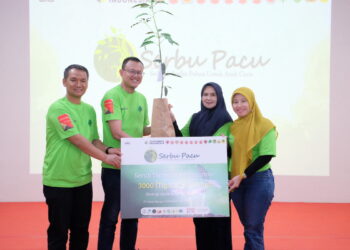 Solusi Bangun Indonesia Sebar 3.000 Bibit Pohon Lewat Gerakan SERBU PACU