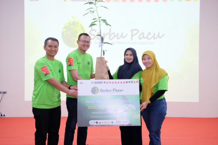 Solusi Bangun Indonesia Sebar 3.000 Bibit Pohon Lewat Gerakan SERBU PACU