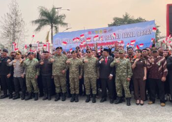 Ribuan Personel Gabungan Gelar Apel Kebangsaan: Dari Bogor untuk Indonesia