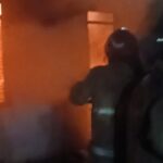Gegara Cas HP, Gudang dan Mes di Bojonggede Bogor Ludes Terbakar