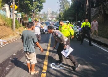 Gagal Nyalip, Dua Orang Tewas Terlindas Truk di Cisarua