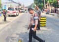Pejalan Kaki Tewas Terlindas Truk Usai Ditabrak Motor di Jalan Raya Narogong Klapanunggal