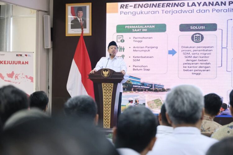 Buka PRESTASI Bersama KPK, Menteri ATR/Kepala BPN Tanamkan Semangat Bekerja Mempermudah Rakyat