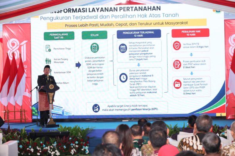 Pengukuran Terjadwal Beri Kepastian Waktu Layanan bagi Masyarakat di 446 Kantah