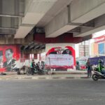 Dicoret OTK “Londo Ireng”, Mural Prabowo dan Rudy Susmanto di Cileungsi Ditutup Spanduk