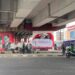 Dicoret OTK “Londo Ireng”, Mural Prabowo dan Rudy Susmanto di Cileungsi Ditutup Spanduk