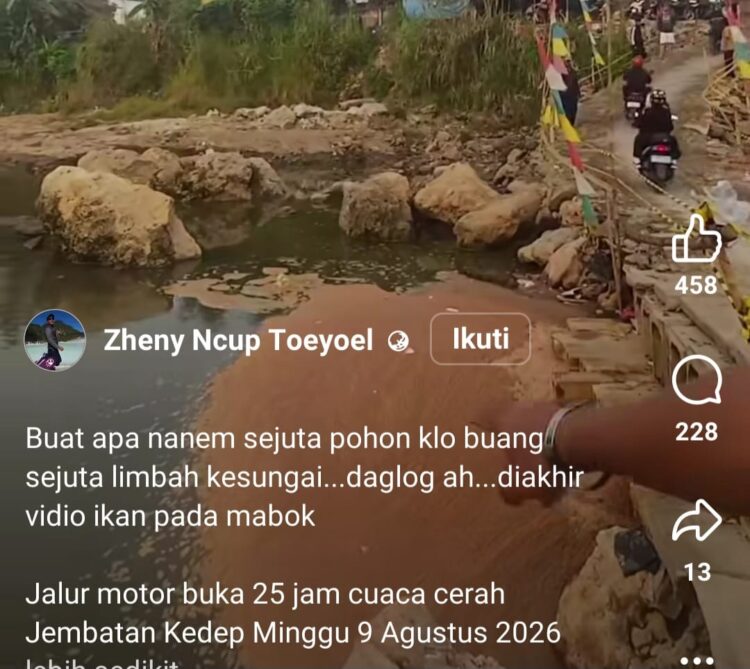 Viral Video Dituduh Cemari Sungai Wika, Manajemen PT Kahaptex Buka Suara