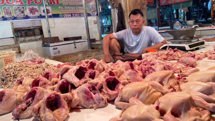 Imbas MBG Aktif Lagi, Harga Ayam Potong di Pasar Cibinong Tembus Rp45 Ribu per Kg