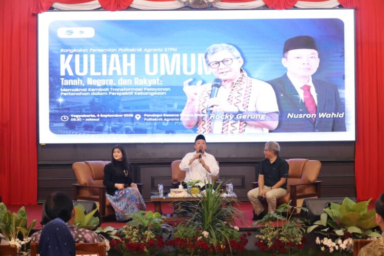 Tak Sekadar Ilmu Pertanahan, Rocky Gerung Nilai Taruna/i Politeknik Agraria STPN Belajar Banyak Disiplin Ilmu