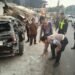 Rem Blong, Truk Box di Puncak Tabrak Satu Minibus dan Hancurkan Dua Bangunan