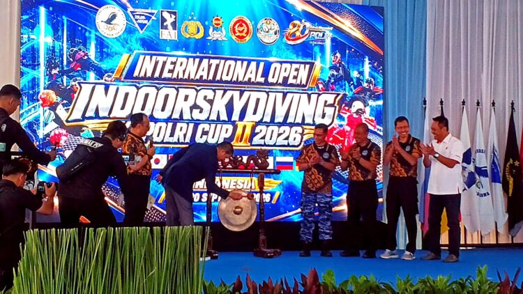 International Open Indoor Skydiving Championship Kapolri Cup II 2026 Resmi Dibuka