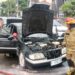 Mercedes-Benz Terbakar di Jalan Transyogi Cileungsi Saat Hendak Servis