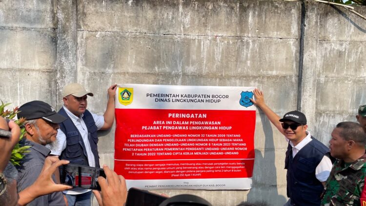 Jaga Iklim Investasi, Pemkab Bogor Beri Waktu 10 Hari Kepada Perusahaan Diduga Cemari Sungai Cileungsi