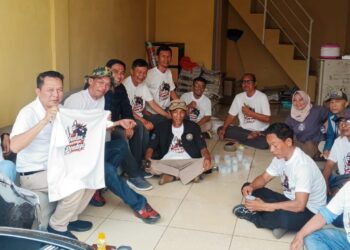 Kenakan Kaos “Bukan Wartawan Pendopo” Jadi Bentuk Keprihatinan Para Jurnalis Dengan Kondisi Pemkab Bogor