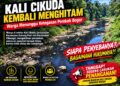 Kali Cikuda Menghitam Berhari-hari, Warga Keluhkan Bau Menyengat dan Dugaan Limbah Perusahaan