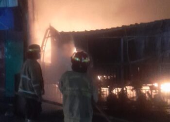 Bengkel di Ciomas Ludes Terbakar, Kerugian Capai Rp500 Juta