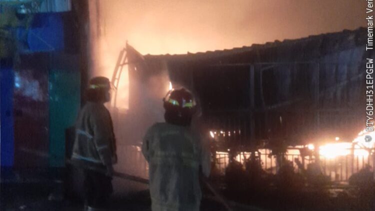 Bengkel di Ciomas Ludes Terbakar, Kerugian Capai Rp500 Juta