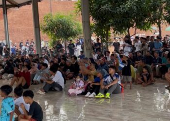 Ratusan Bobotoh Padati Sujud’s Cileungsi, Nobar Persija vs Persib Berlangsung Meriah