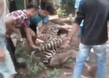 Kepergok Hendak Curi Mesin Pompa Air, Seorang Pria Babak Belur di Wanaherang