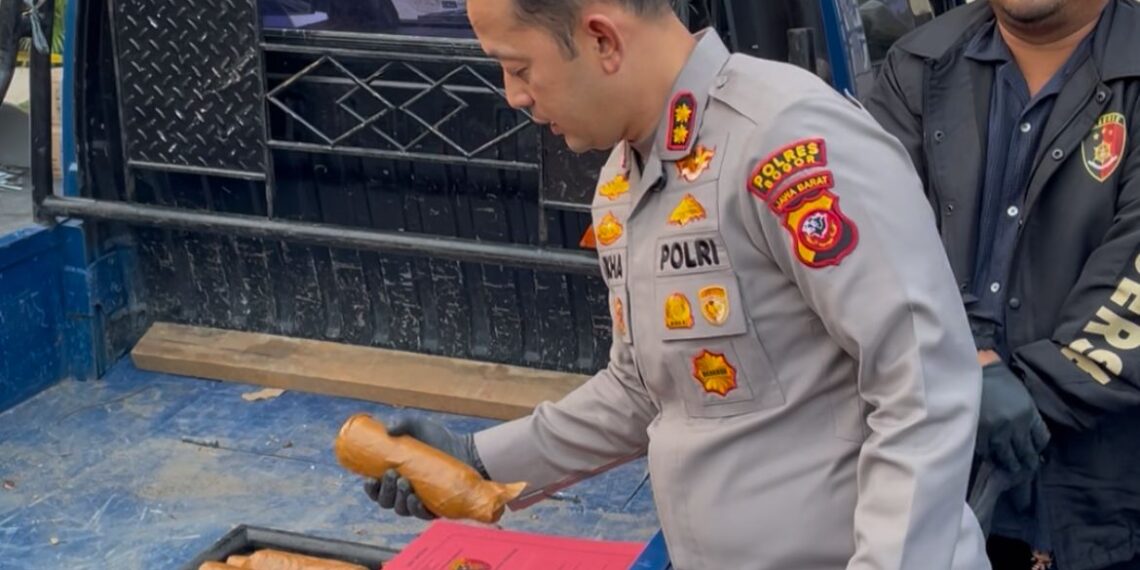 Polres Bogor Ungkap Peredaran Merkuri Ilegal di Babakan Madang, Hampir 1 Ton Disita
