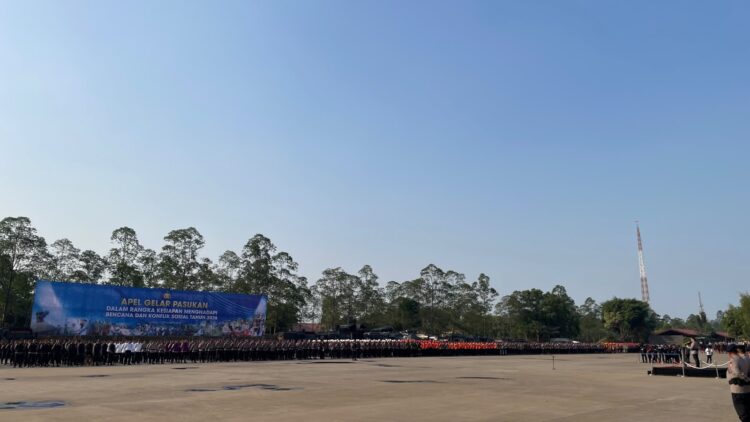 Polri Kerahkan 5.582 Personel Hadapi Potensi Bencana dan Konflik Sosial