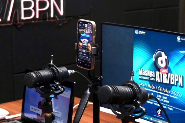 MasNya ATR/BPN Diluncurkan, Masyarakat Bisa Tanya Soal Layanan Pertanahan Lewat Live TikTok