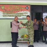HUT ke-81 TNI, Polsek Cibinong dan Koramil Perkuat Sinergitas TNI-Polri