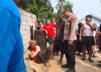Seorang Pria Diamuk Warga Usai Curi Sepeda Motor di Rumpin, Seret Korban hingga 300 Meter