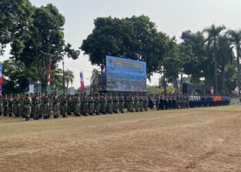 Upacara HUT ke-81 TNI di Makodim 0621 Kabupaten Bogor, Beri Penghargaan dan Pesan untuk Prajurit