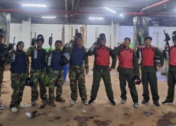 Rudy Susmanto Kenalkan Wahana Paintball di Hotel Horison Ultima Sayaga